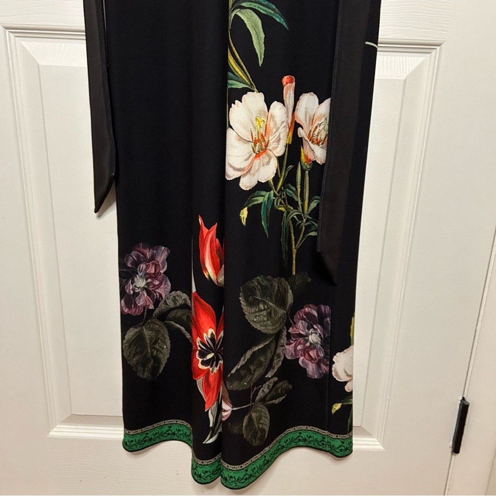 Alice + Olivia Melinda Wide Leg Wrap Jumpsuit - Picture 14 of 16